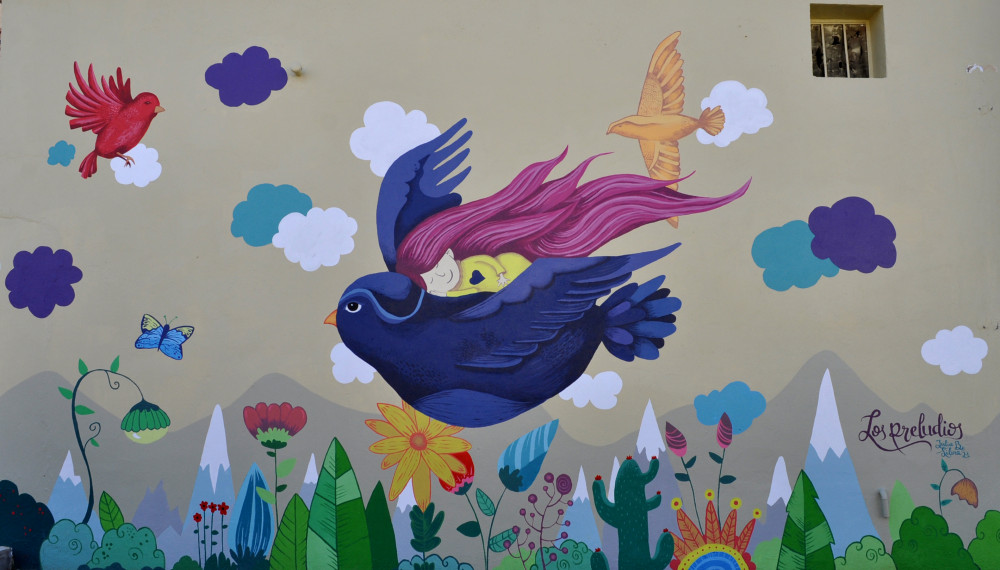 Mural Colegio Ntra. Señora de Gracia (Mahora-Albacete) title=