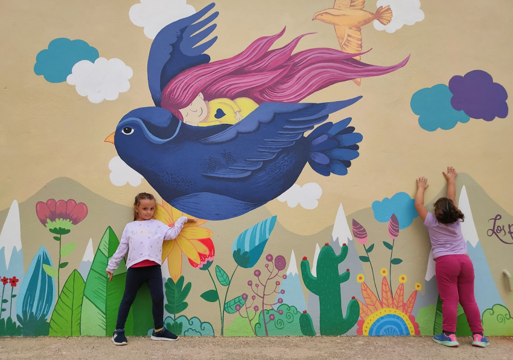 Ntra. Señora de Gracia's school Mural title=