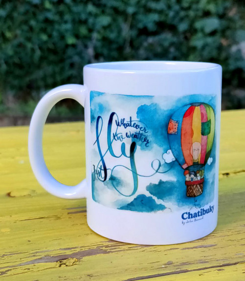 whatever the weather just fly Mug