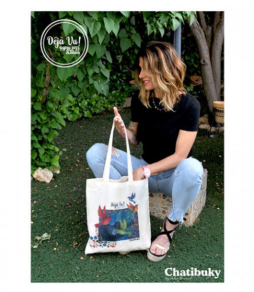Natural Tote bag Déjà Vu! Natural Tote bag Déjà Vu!