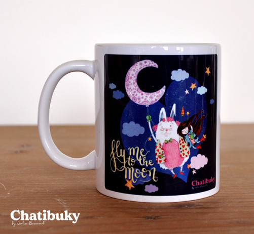 Fly me to the moon Taza Fly me to the moon Taza